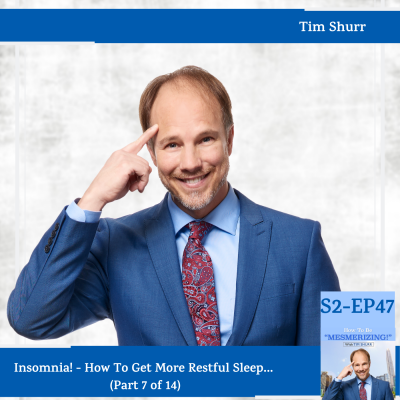 Insomnia! – How To Get More Restful Sleep… (Part 7 of 14)